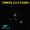 2MASX J11174282-0017439