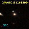 2MASX J11163399-0101409