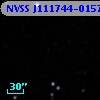 NVSS J111744-015711