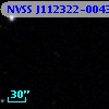 NVSS J112322-004347