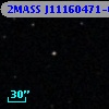 2MASS J11160471-0007488
