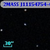 2MASS J11154754-0007517