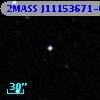 2MASS J11153671-0008170