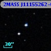 2MASS J11155262-0010058