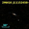 2MASX J11152458-0011105