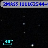 2MASS J11162544-0012383