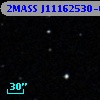 2MASS J11162530-0013105