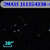 2MASS J11154330-0013095