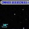 2MASS J11152611-0013336