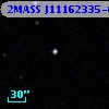 2MASS J11162335-0014020