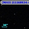 2MASS J11160834-0015058