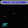 2MASS J11155806-0015236