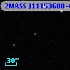 2MASS J11153600-0016465