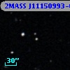 2MASS J11150993-0000135