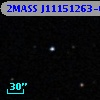 2MASS J11151263-0011312