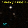 2MASX J11150611-0015437