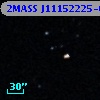 2MASS J11152225-0000047