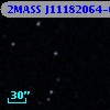 2MASS J11182064-0009323