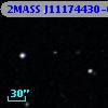 2MASS J11174430-0011270