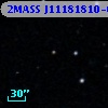 2MASS J11181810-0013071