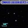 2MASS J11181572-0013088