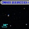 2MASS J11182213-0013414