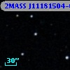 2MASS J11181504-0013545