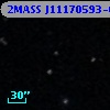 2MASS J11170593-0015594
