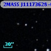 2MASS J11173628-0004444