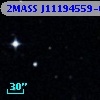 2MASS J11194559-0007166