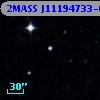 2MASS J11194733-0007452