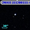 2MASS J11200111-0008101