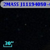 2MASS J11194080-0009156