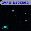 2MASS J11202982-0013397