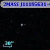 2MASS J11185631-0012069