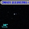 2MASS J11185701-0012083