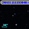 2MASS J11193040-0001257