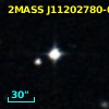 2MASS J11202780-0004365