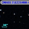 2MASS J11221480-0008481