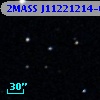 2MASS J11221214-0009041