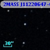 2MASS J11220647-0011447