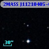 2MASS J11210405-0001224