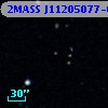 2MASS J11205077-0002132