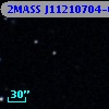 2MASS J11210704-0006321