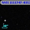 NVSS J111747-035736