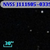 NVSS J111805-033911