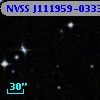NVSS J111959-033331