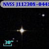 NVSS J112308-044136