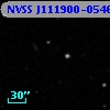 NVSS J111900-054658