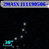 2MASX J11190506-1022033